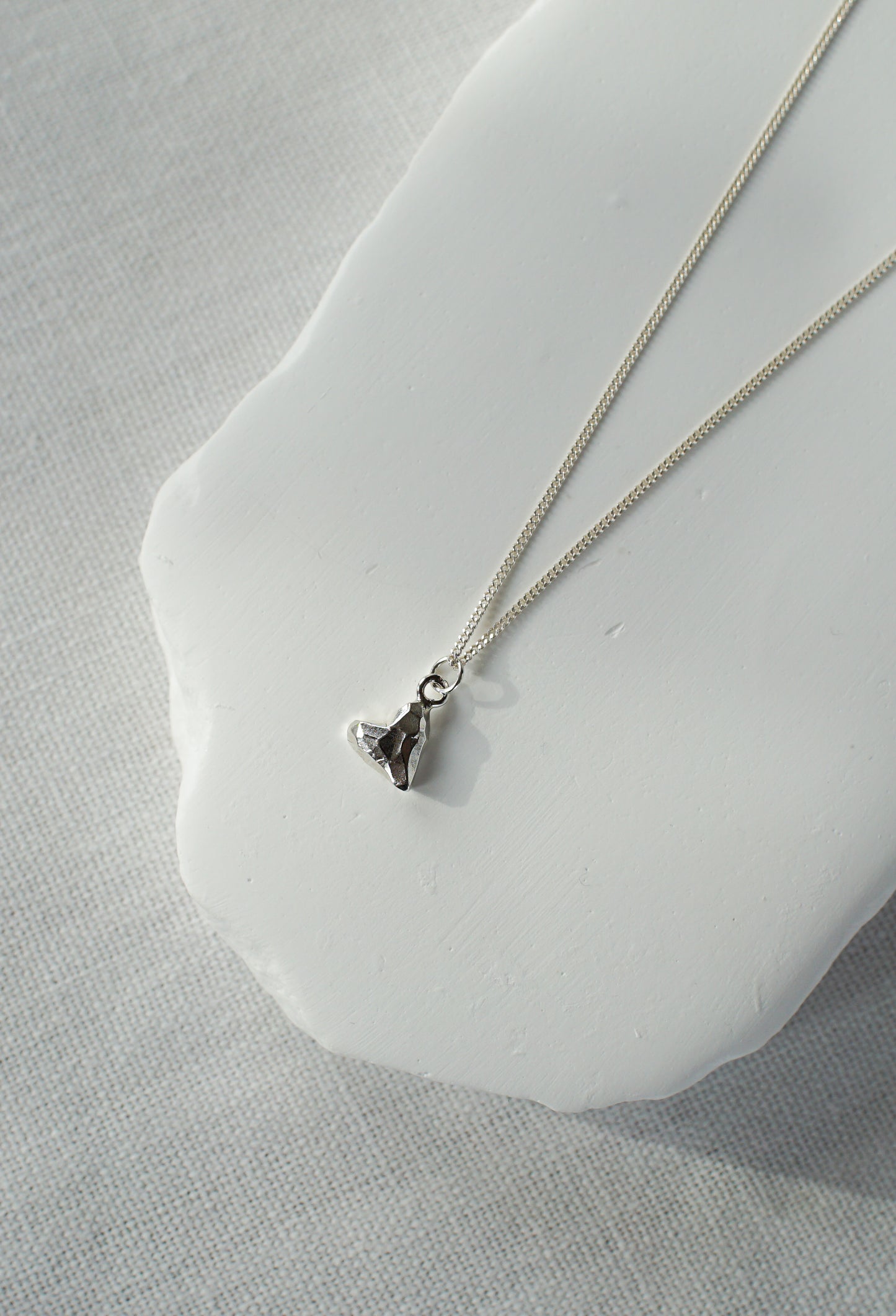 Raw Heart Necklace