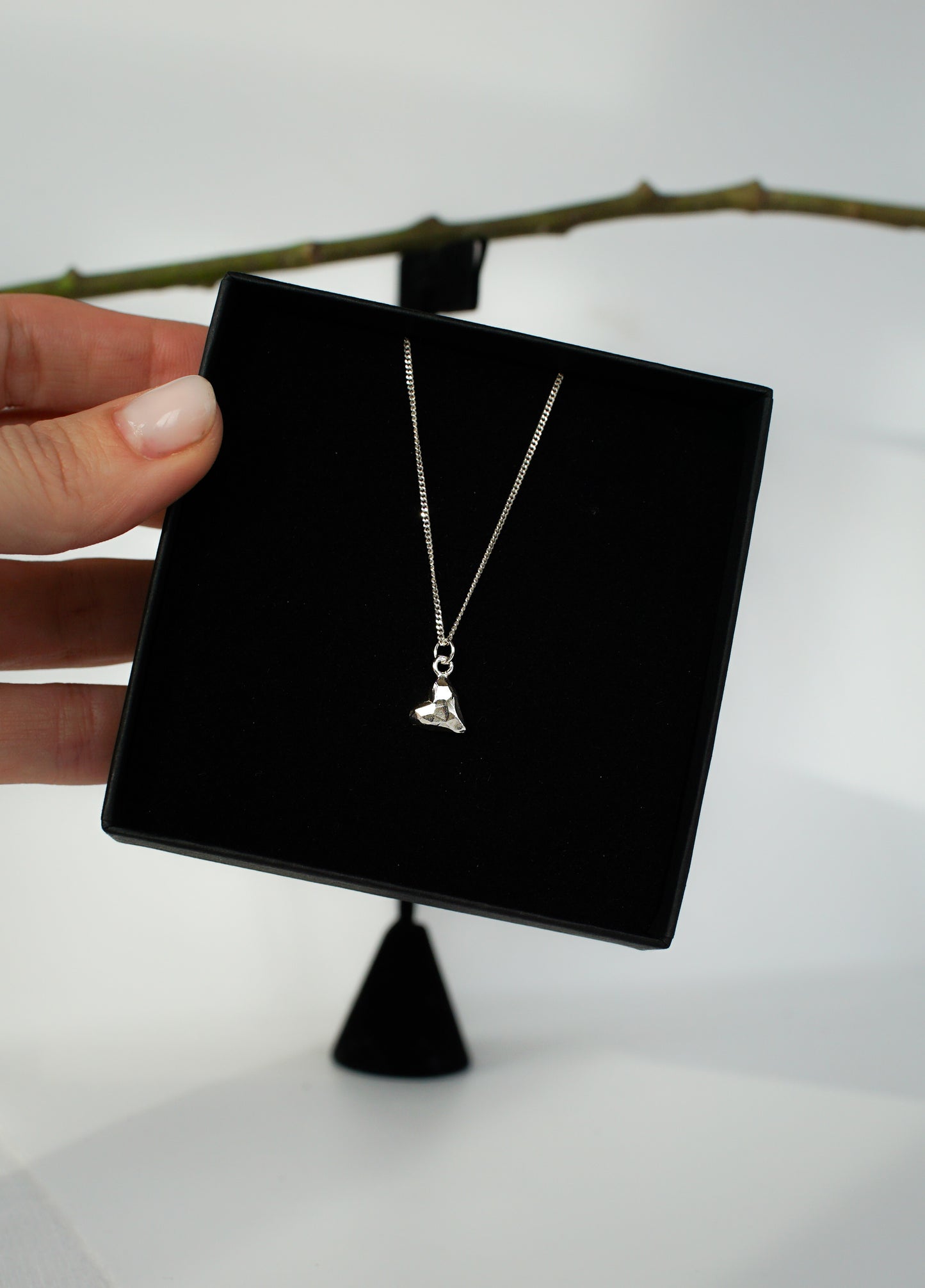 Raw Heart Necklace