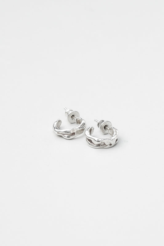 Ripple Hoops Earrings