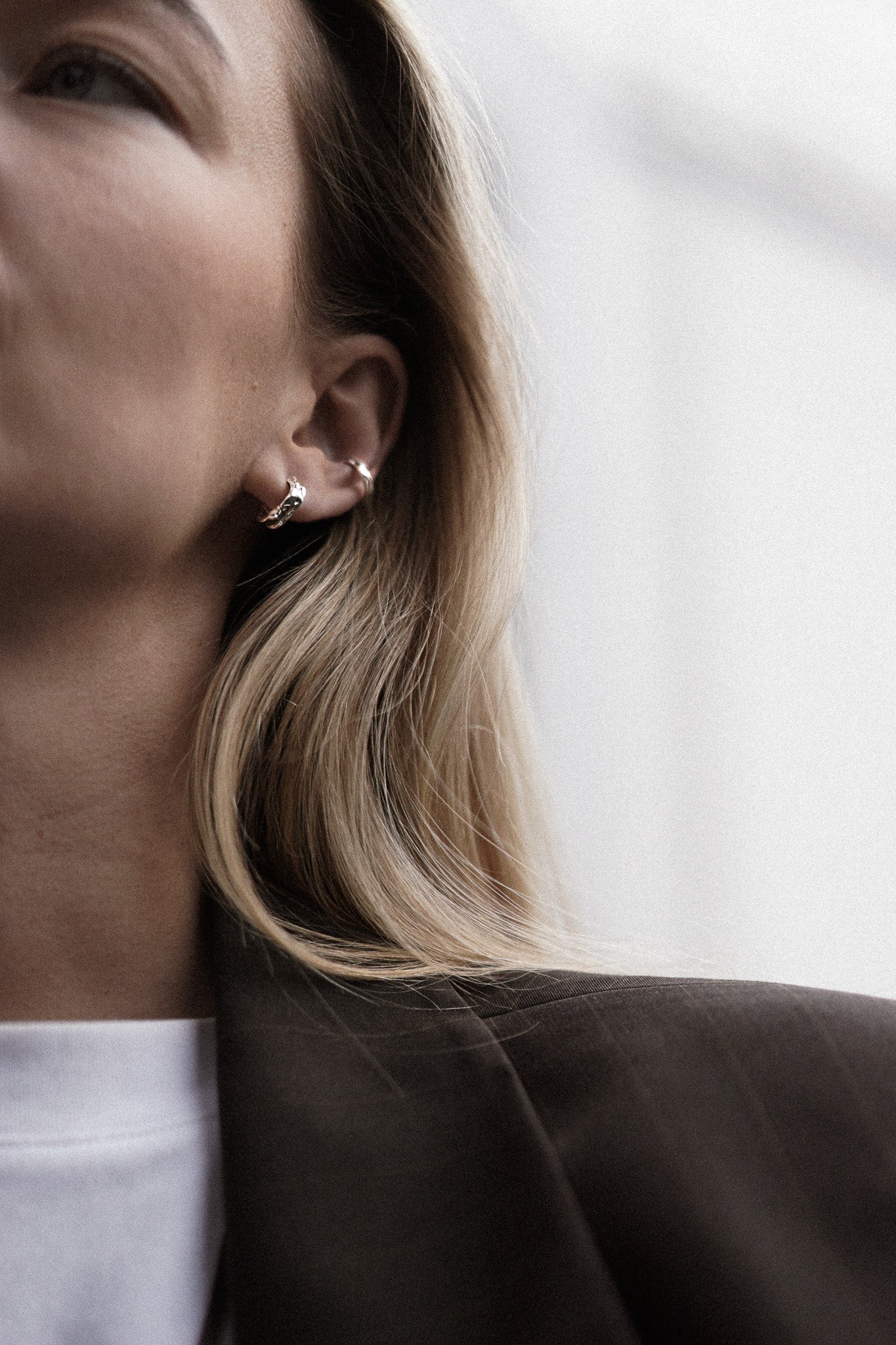 Ripple Hoops Earrings