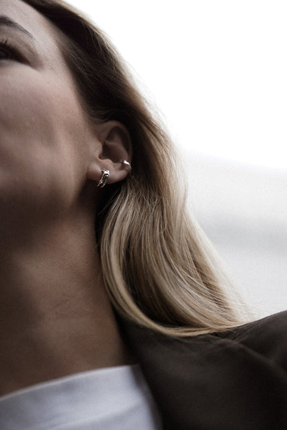 Ripple Hoops Earrings