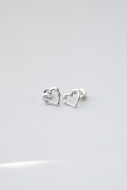 Melting Heart Earings (medium)