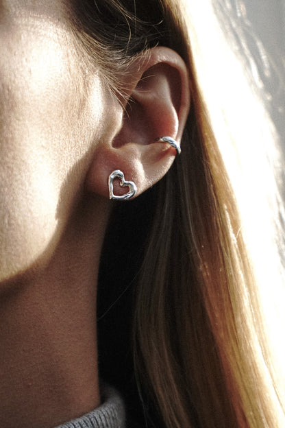 Melting Heart Earings (medium)