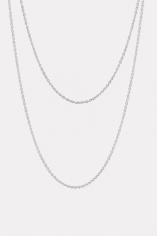 Double Silver chain