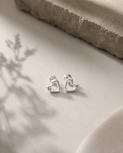Melting Heart Earrings (small)